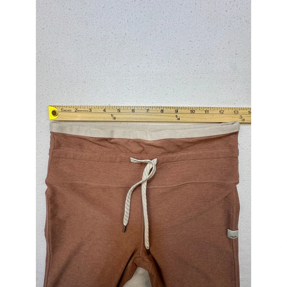 Vuori Joggers Womens Medium Brown Performance Jogger VW452 Heathered Drawstring - Picture 4 of 11